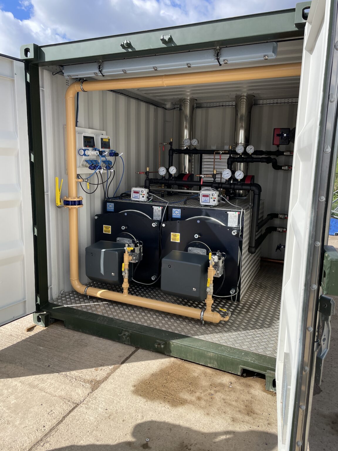 Container Boiler Mini Packaged Plant Rooms - UK Boilers